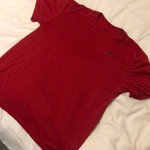 Nike dri-fit tee red XL